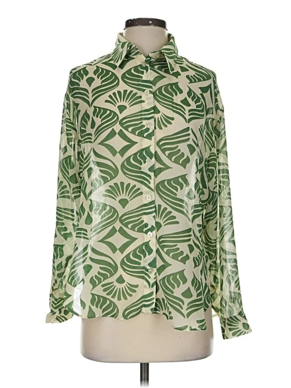 MNG Size 4 Long sleeve blouse